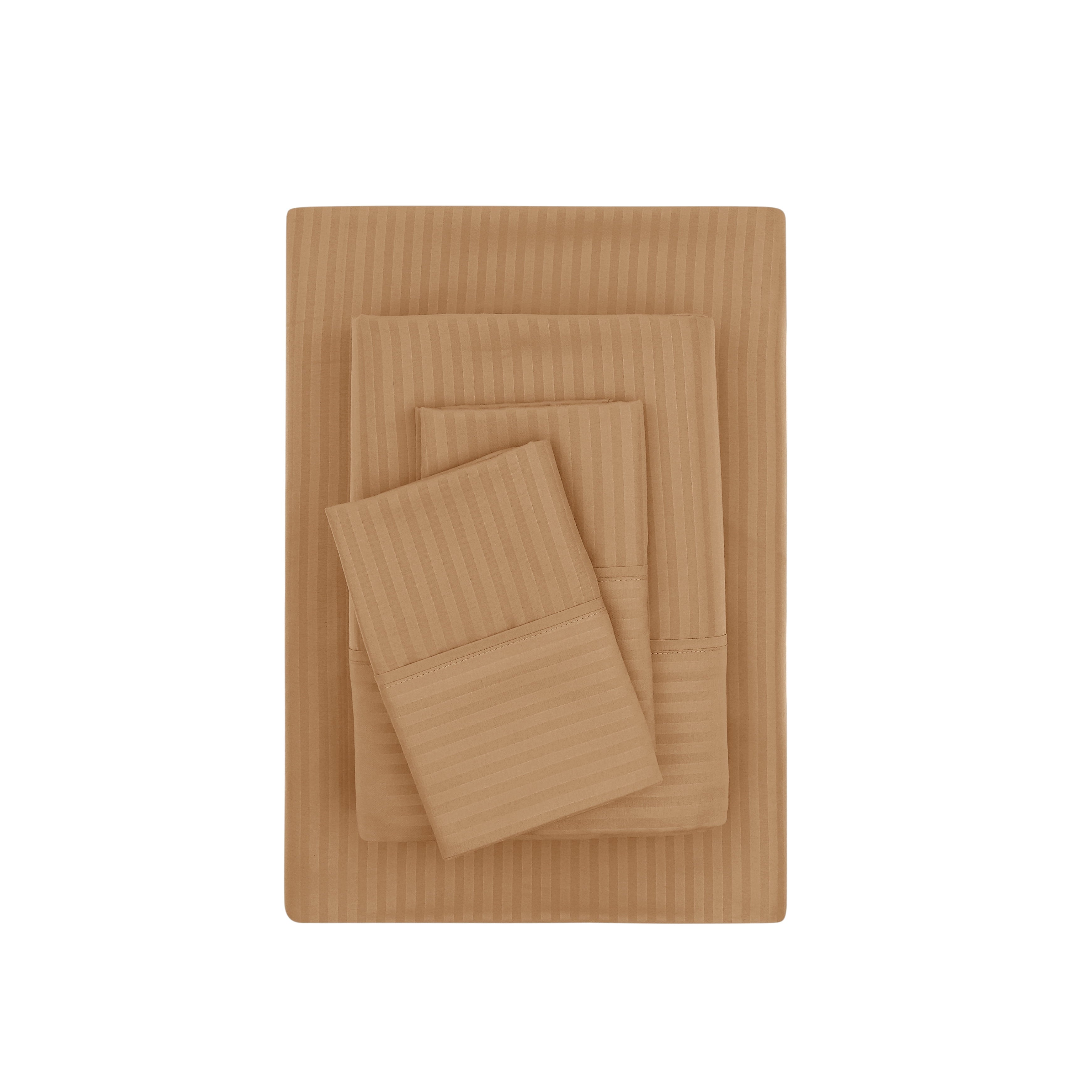 Mainstays Super Soft Brushed Microfiber Bed Sheet Set, Arctic White, Queen, 4 Piece