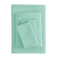 Mainstays Super Soft Brushed Microfiber Bed Sheet Set, Arctic White, Queen, 4 Piece