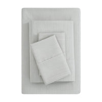 Mainstays Super Soft Brushed Microfiber Bed Sheet Set, Arctic White, Queen, 4 Piece