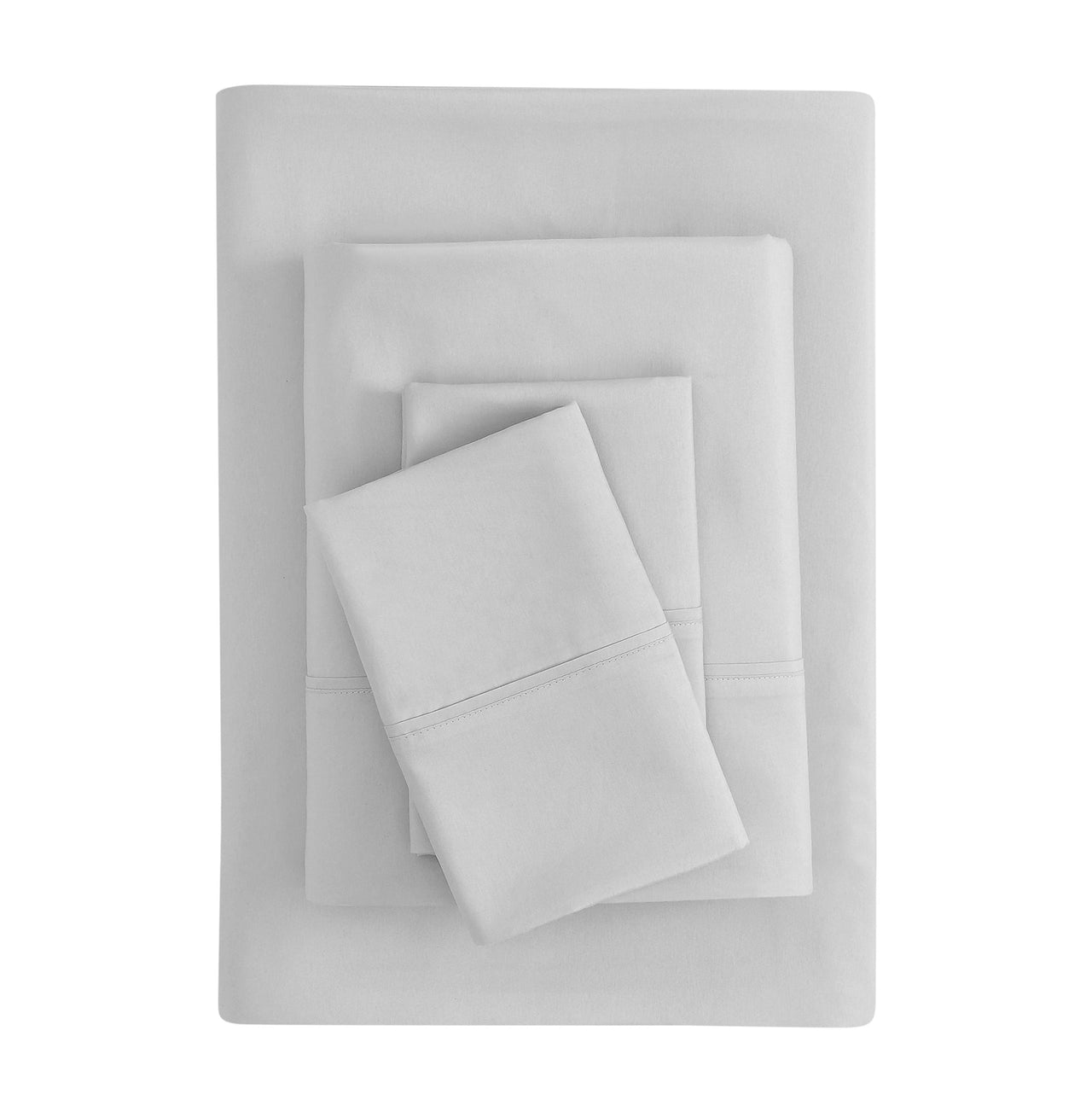 Mainstays Super Soft Brushed Microfiber Bed Sheet Set, Arctic White, Queen, 4 Piece