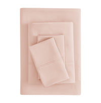 Mainstays Super Soft Brushed Microfiber Bed Sheet Set, Arctic White, Queen, 4 Piece
