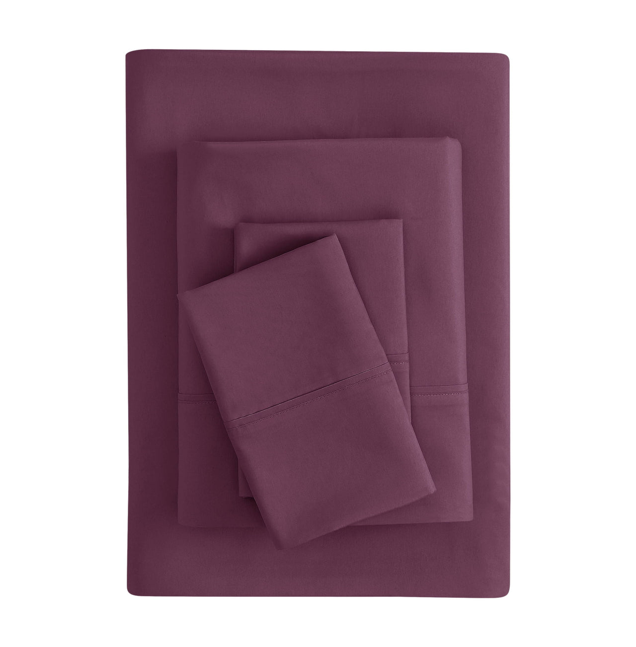 Mainstays Super Soft Brushed Microfiber Bed Sheet Set, Arctic White, Queen, 4 Piece