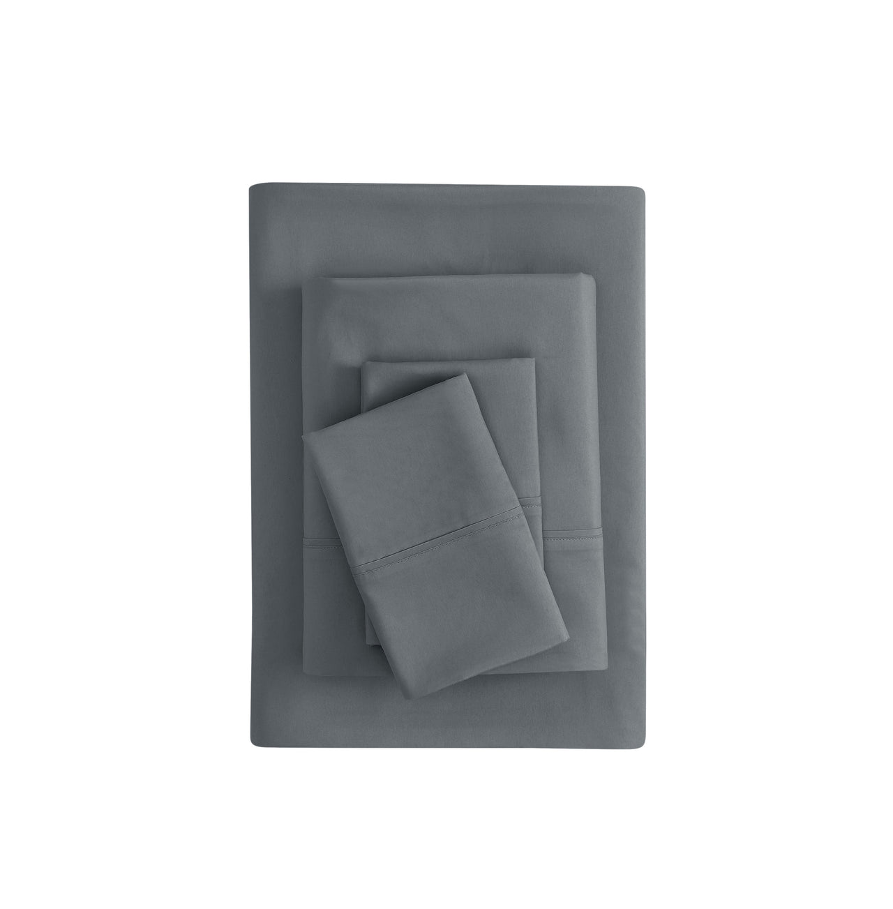 Mainstays Super Soft Brushed Microfiber Bed Sheet Set, Arctic White, Queen, 4 Piece