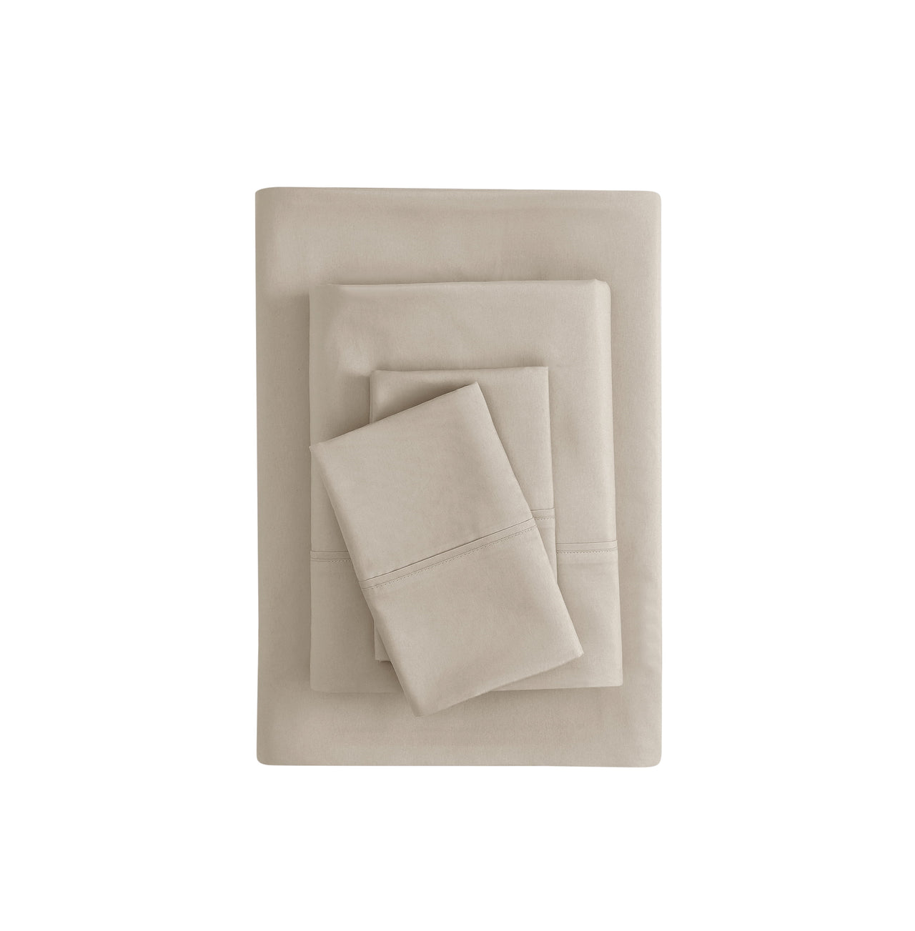 Mainstays Super Soft Brushed Microfiber Bed Sheet Set, Arctic White, Queen, 4 Piece