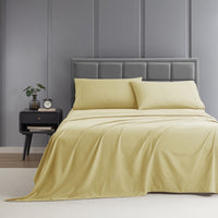 Nestl Queen Sheets Set, 1800 Series 4 Piece Sheets Queen Sheets Set, Luxury Soft Microfiber Queen Size Gray Bed Sheets Set, Gray