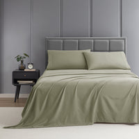 Nestl Queen Sheets Set, 1800 Series 4 Piece Sheets Queen Sheets Set, Luxury Soft Microfiber Queen Size Gray Bed Sheets Set, Gray
