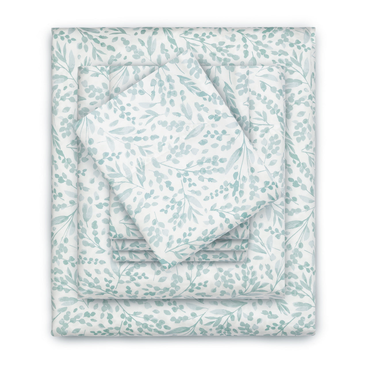 Serta 6-Piece 800 Thread Count Bright White Cotton Rich Adult Bed Sheet Set, Full - Deep Pocket