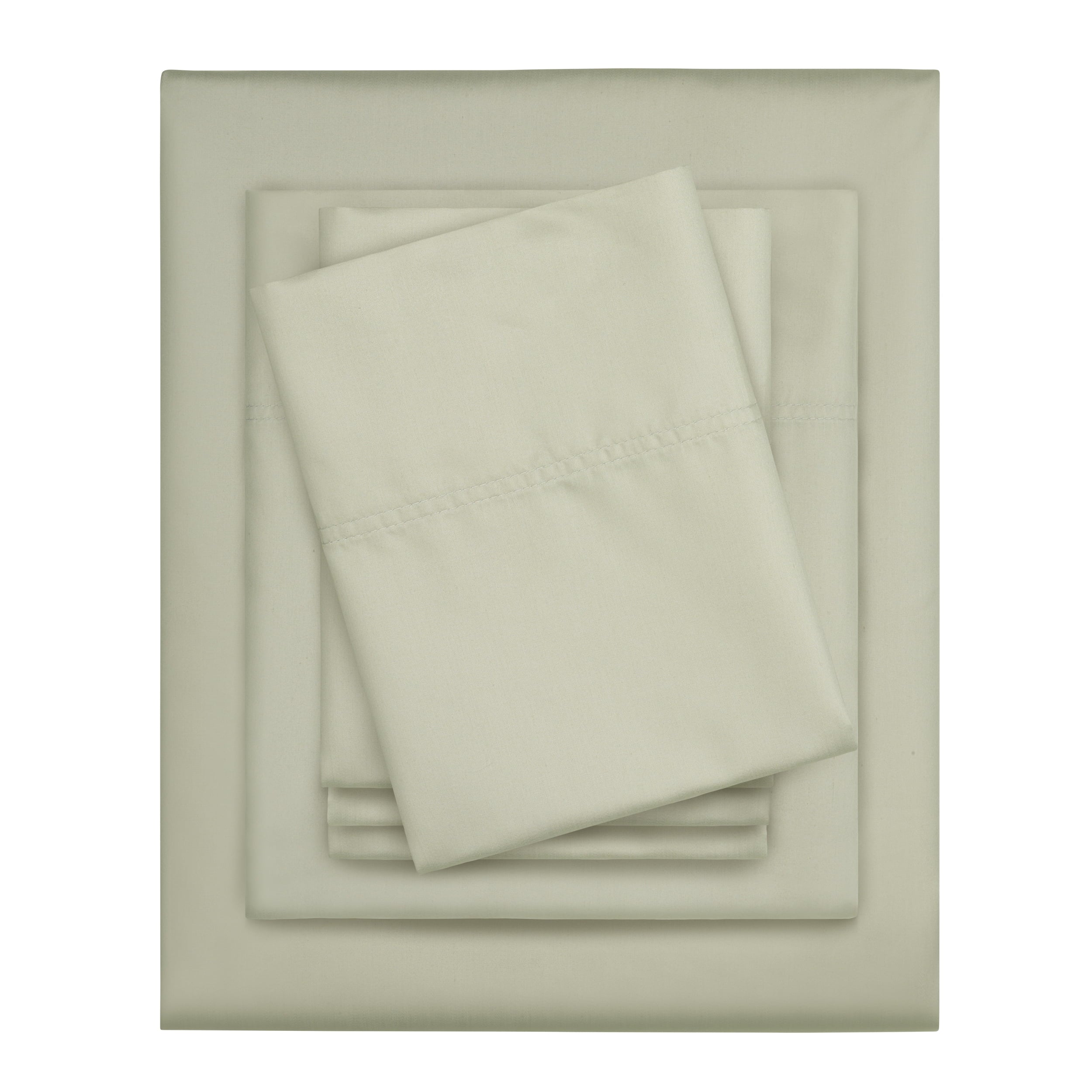 Serta 6-Piece 800 Thread Count Bright White Cotton Rich Adult Bed Sheet Set, Full - Deep Pocket