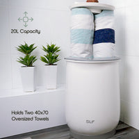 SLF Luxury Towel Warmer, 20L Electric Hot Towel Warmer Bucket, Fits Up to Two 40