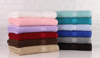 Mainstays Basic Bath Sheet,Soft 100% Cotton and Highly Absorbent Bath Sheet, Tan