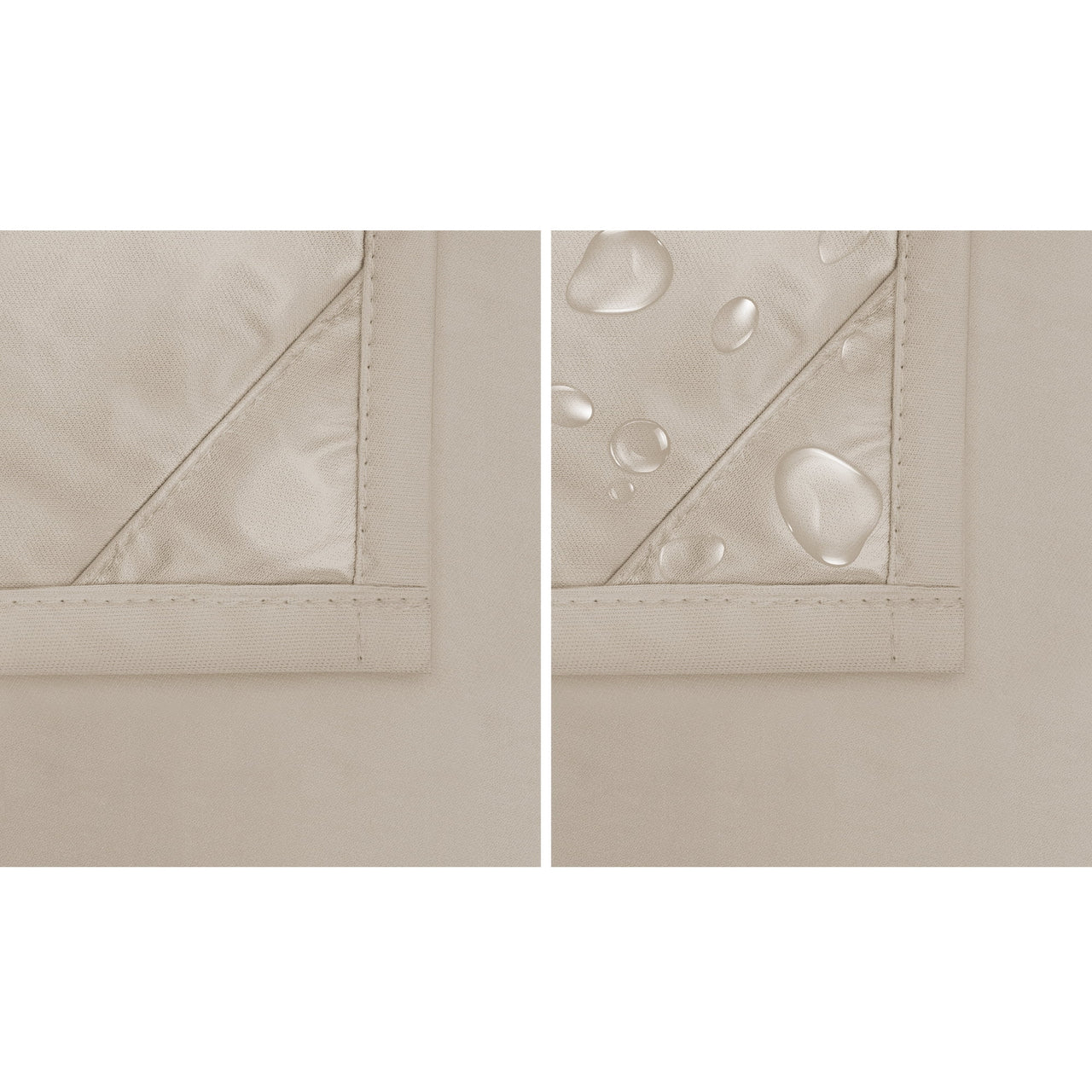 Waterproof Ultimate Shield Fabric Shower Curtain Liner, 70" x 70", Beige - Better Homes & Gardens