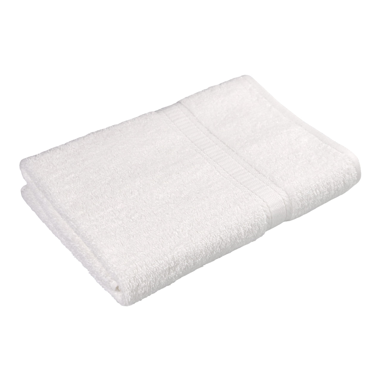 Mainstays Basic Bath Towel, Soft 100%  Cotton and Highly Absorbent Bath Towel, White
