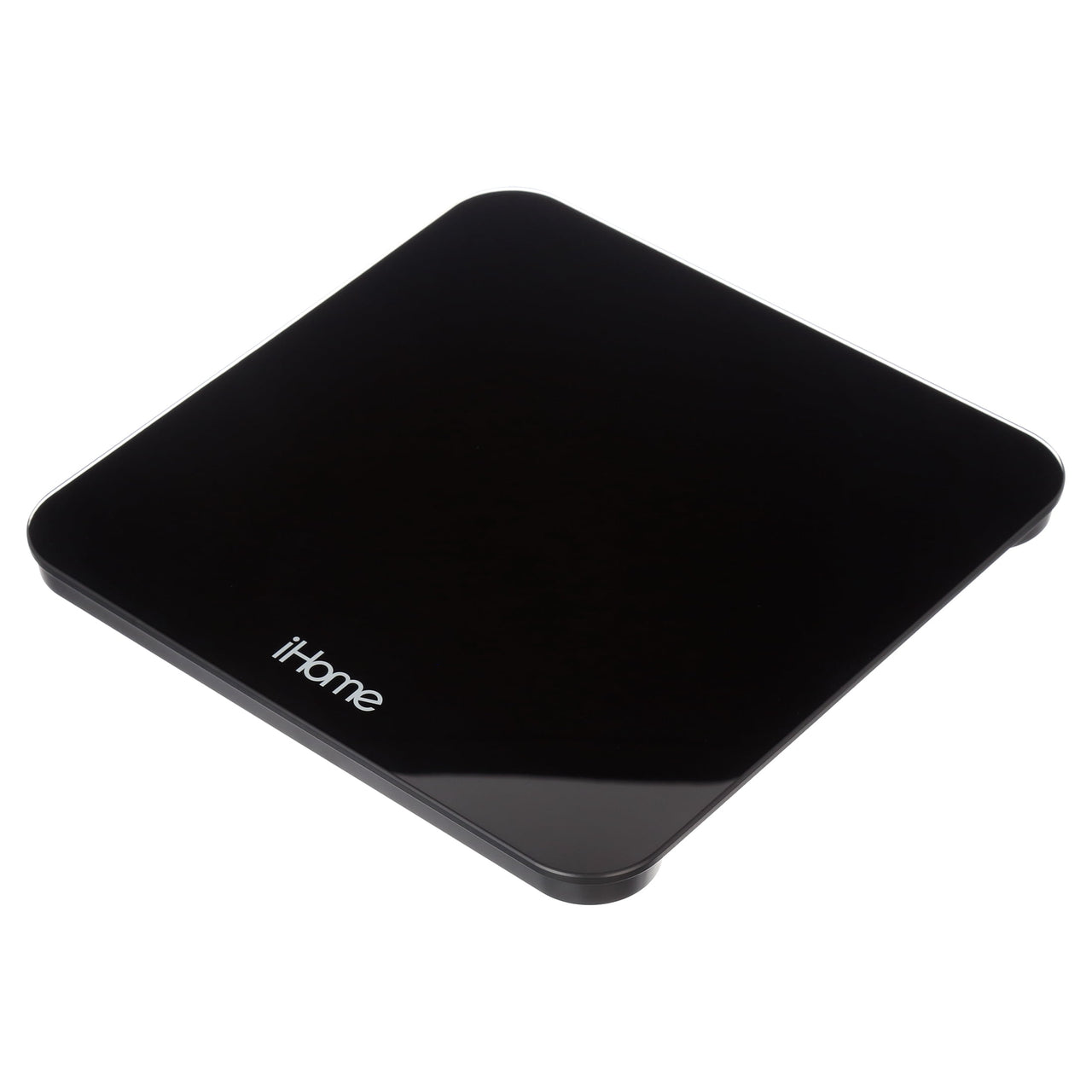 iHome Digital Battery Powered Bathroom Scale 397 lbs with Fit+ Personal Coach App, FSA and HSA Eligible, Black