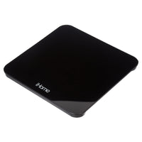 iHome Digital Battery Powered Bathroom Scale 397 lbs with Fit+ Personal Coach App, FSA and HSA Eligible, Black