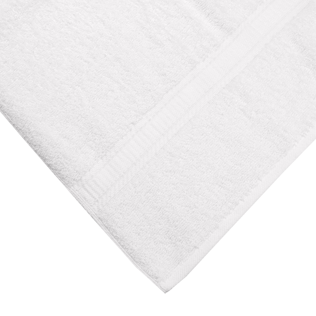 Mainstays Basic Bath Towel, Soft 100%  Cotton and Highly Absorbent Bath Towel, White