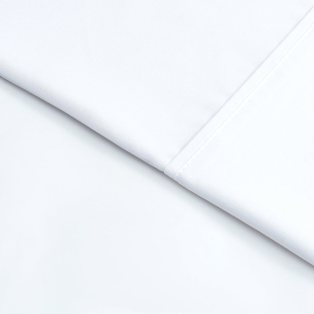 Mainstays Super Soft Brushed Microfiber Bed Sheet Set, Arctic White, Queen, 4 Piece