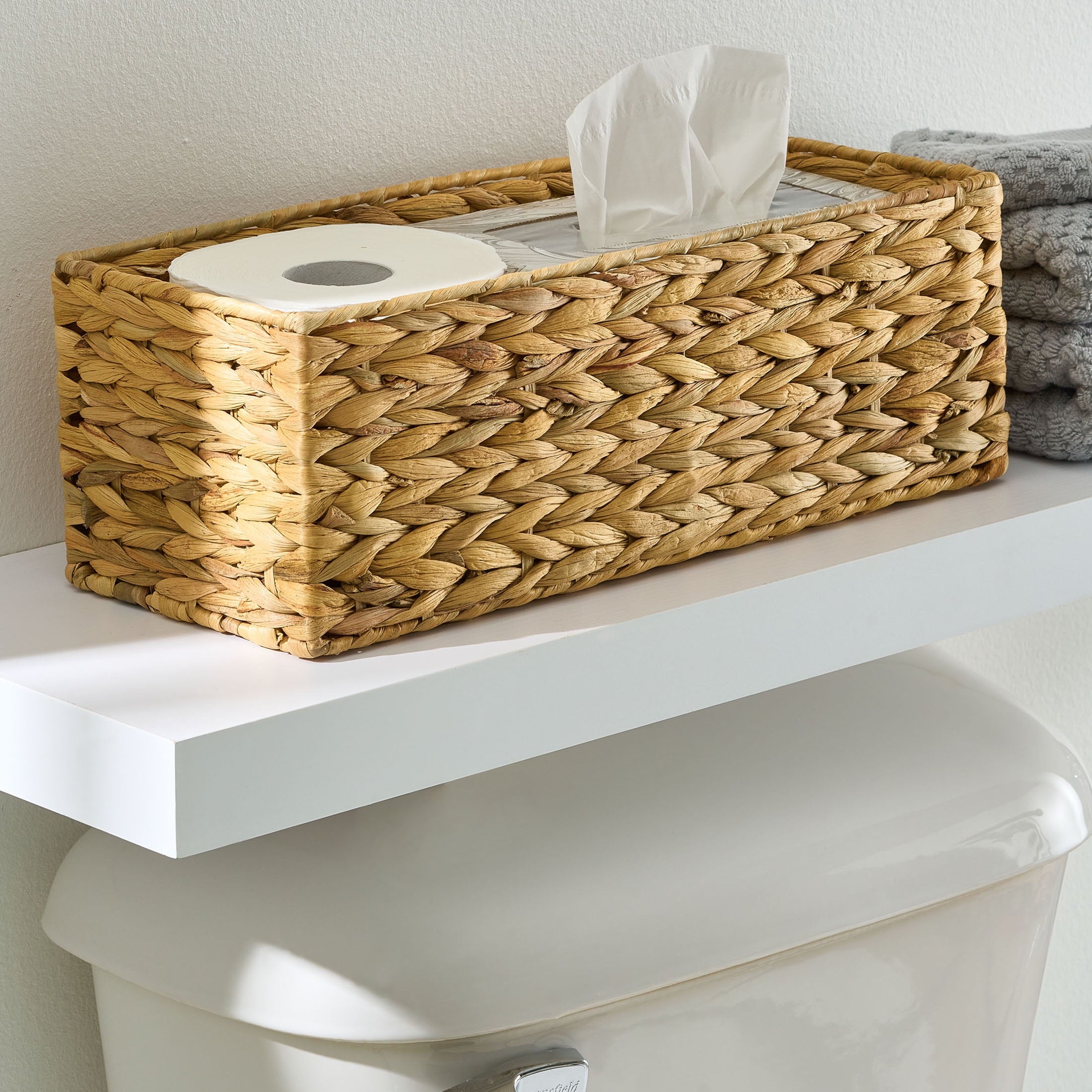 Better Homes & Gardens Brown Hyacinth Organizer Basket